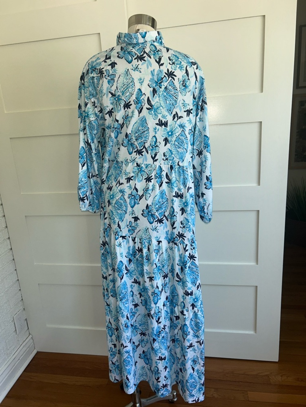 Lilly Pulitzer - Malone Seashell Splendor  blue Maxi Dress - Picture 4 of 9